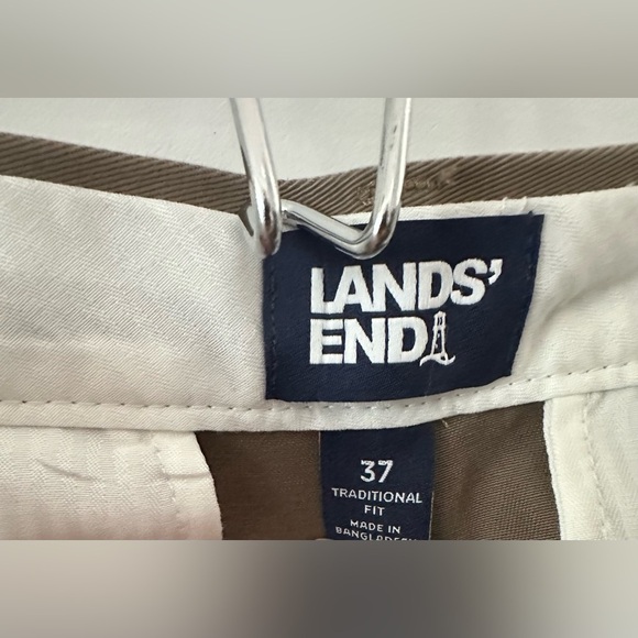 Men’s Lands' End Pants- Size: 37 Traditional Fit - Picture 4 of 7